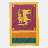Flagge Sri Lankas Geschirrtuch (Vertikal)