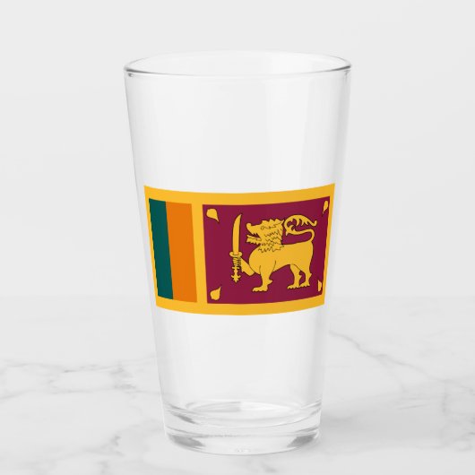 Flagge Sri Lankas Glas (Vorderseite)