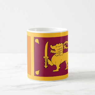 Flagge Sri Lankas Kaffeetasse