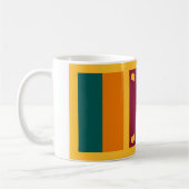 Flagge Sri Lankas Kaffeetasse (Links)