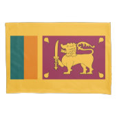 Flagge Sri Lankas Kissenbezug (Vorderseite-Links)