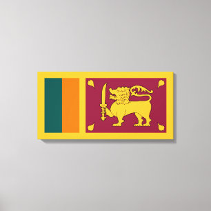 Flagge Sri Lankas Leinwanddruck