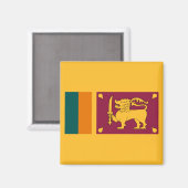Flagge Sri Lankas Magnet (Vorderseite/Rückseite)