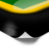 Flagge Sri Lankas Poster (Ecke)