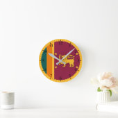 Flagge Sri Lankas Runde Wanduhr (Zuhause)