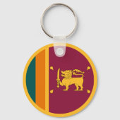 Flagge Sri Lankas Schlüsselanhänger (Rückseite)