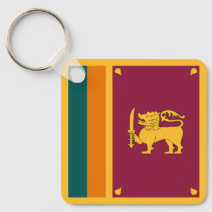 Flagge Sri Lankas Schlüsselanhänger