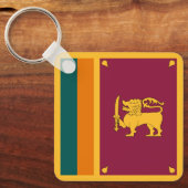 Flagge Sri Lankas Schlüsselanhänger (Vorderseite)