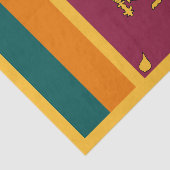 Flagge Sri Lankas Seidenpapier (Ausschnitt)