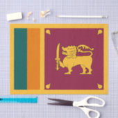 Flagge Sri Lankas Seidenpapier (Handwerk)