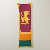 Flagge Sri Lankas Seitenschläferkissen (Rückseite (Vertikal))