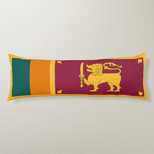 Flagge Sri Lankas Seitenschläferkissen (Vorderseite)