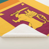 Flagge Sri Lankas Sherpadecke (3/4)