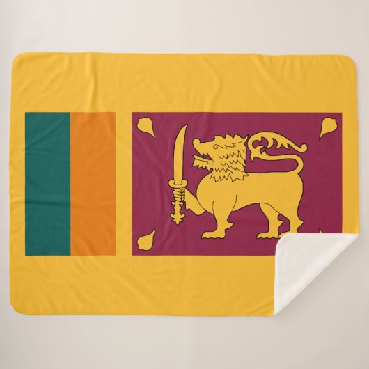 Flagge Sri Lankas Sherpadecke (Vorderseite (Horizontal))