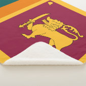 Flagge Sri Lankas Sherpadecke (3/4)