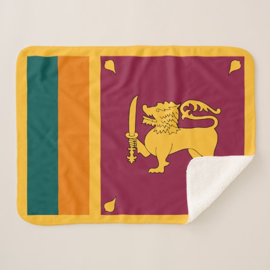Flagge Sri Lankas Sherpadecke (Vorderseite (Horizontal))