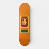 Flagge Sri Lankas Skateboard (Vorderseite)