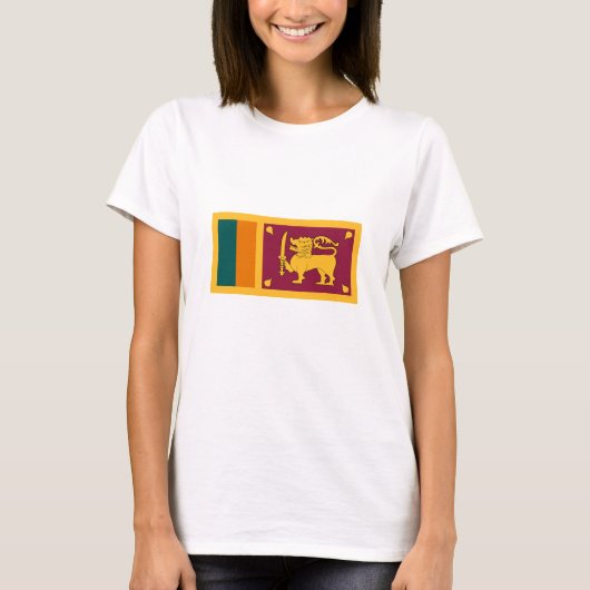 Flagge Sri Lankas T-Shirt (Vorderseite)
