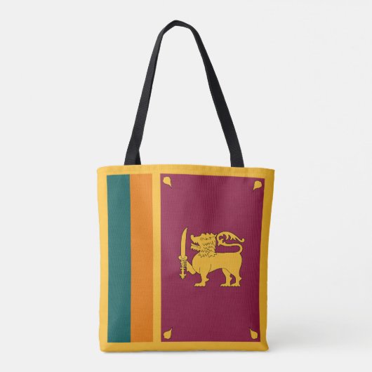 Flagge Sri Lankas Tasche (Rückseite)