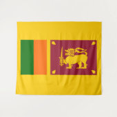 Flagge Sri Lankas Wandteppich (Vorderseite (Horizontal))
