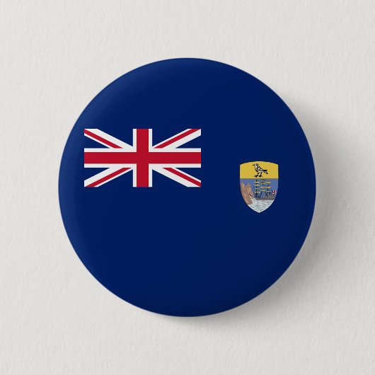 Flagge St. Helena Button (Vorderseite)