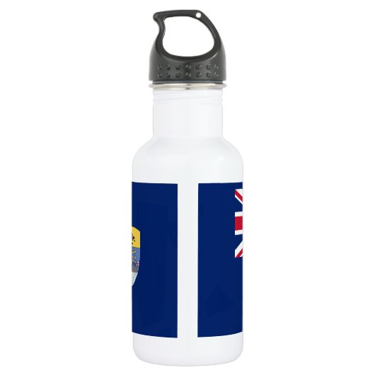 Flagge St. Helena Edelstahlflasche (Rückseite)