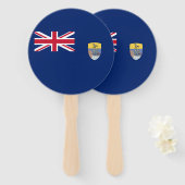 Flagge St. Helena Fächer (Vorne und Hinten)