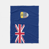 Flagge St. Helena Fleecedecke (Vorderseite)