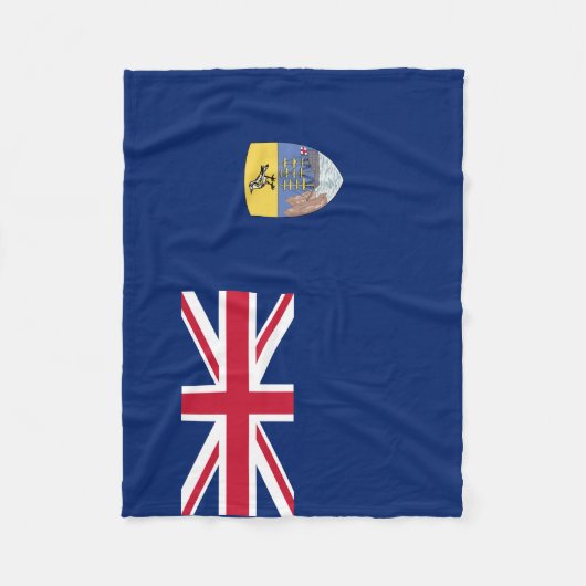Flagge St. Helena Fleecedecke (Vorderseite)