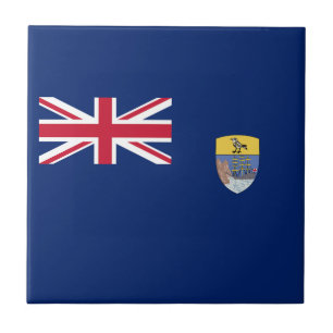 Flagge St. Helena Fliese
