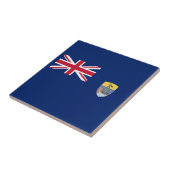 Flagge St. Helena Fliese (Seite)