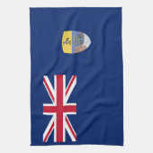 Flagge St. Helena Geschirrtuch (Vertikal)