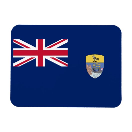 Flagge St. Helena Magnet (Horizontal)