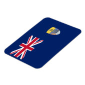 Flagge St. Helena Magnet (Linke Seite)