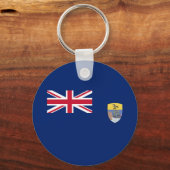 Flagge St. Helena Schlüsselanhänger (Vorderseite)