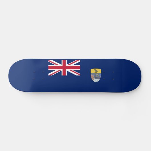Flagge St. Helena Skateboard (Horizontal)