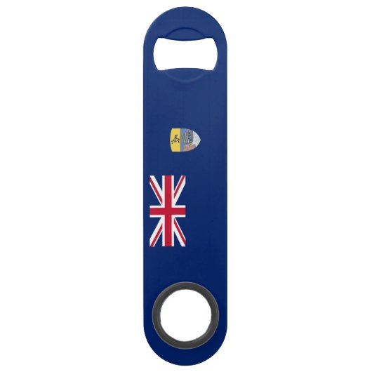 Flagge St. Helena Speed Flaschenöffner (Rückseite)