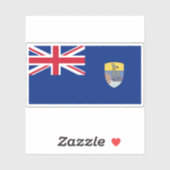 Flagge St. Helena, Vereinigtes Königreich Aufkleber (Blatt)