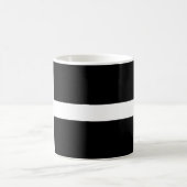 Flagge St. Pirans/Flagge von Cornwall Kaffeetasse (Mittel)