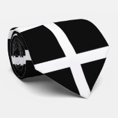 Flagge St. Pirans/Flagge von Cornwall Krawatte (Gerollt)