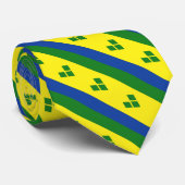 Flagge St. Vincent Krawatte (Gerollt)