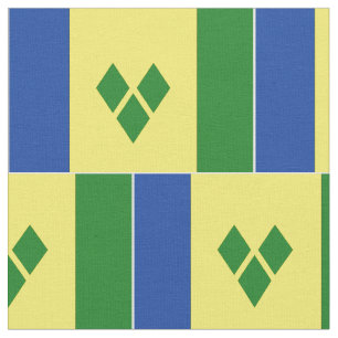 Flagge St. Vincent Stoff