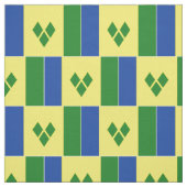 Flagge St. Vincent Stoff (Muster)