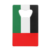 Flagge "Stainless Steel Bottle Opener — VAE" Geldbeutel Flaschenöffner (Rückseite)