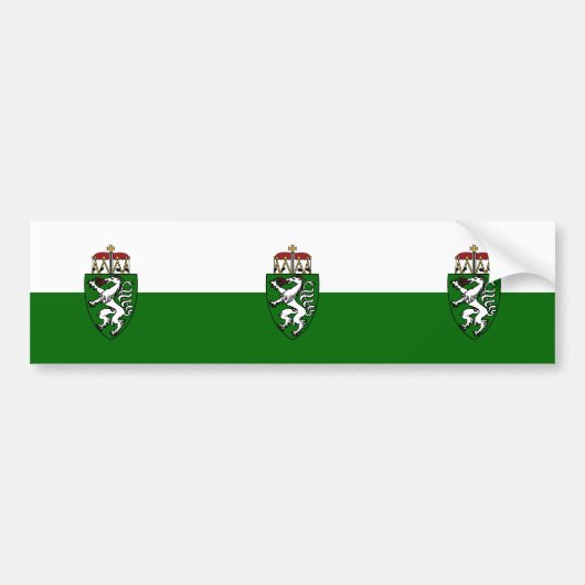 Flagge Steiermarks (Staat), Österreich Autoaufkleber (Vorne)
