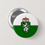 Flagge Steiermarks (Staat), Österreich Button (Vorne & Hinten)