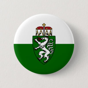 Flagge Steiermarks (Staat), Österreich Button