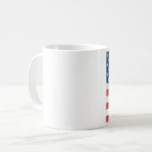 Flagge-Stern-Schablone Kaffeetasse (Vorderseite Links)