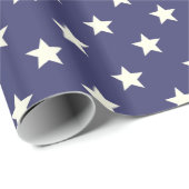 Flagge-Sternchen-Vereinbarung USA patriotisch Geschenkpapier (Rolleneckpunkt)