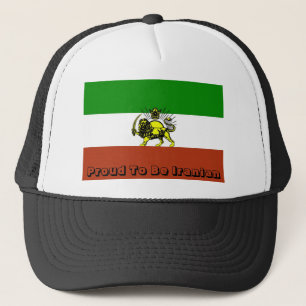 Flagge, stolz, iranisch zu sein truckerkappe